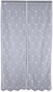 narumikk のれん 暖簾 二重チュール刺繍 サイズ:85×150cm 19-624 narumikk のれん 暖簾 二重チュール刺繍 サイズ:85×150cm 19-624